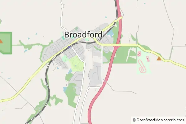 Mapa Broadford