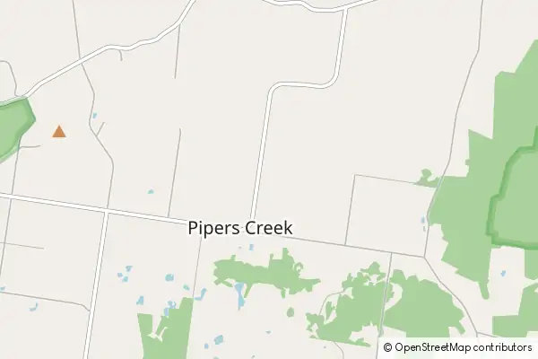 Mapa Pipers Creek