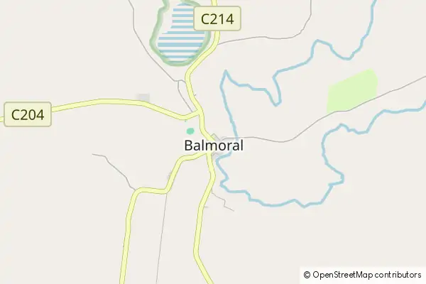 Mapa Balmoral