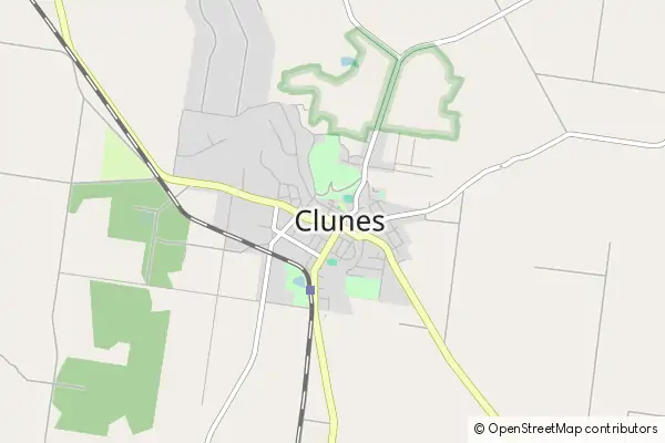 Mapa Clunes