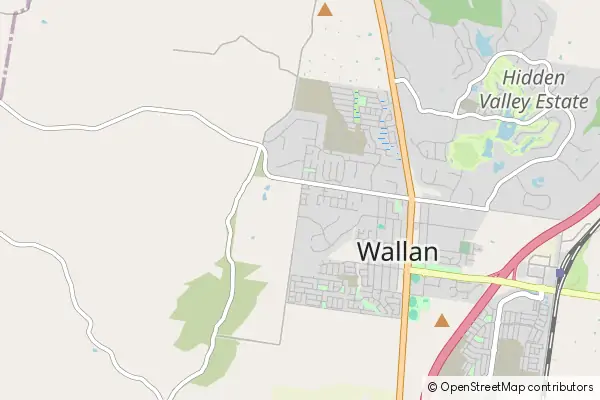 Mapa Wallan