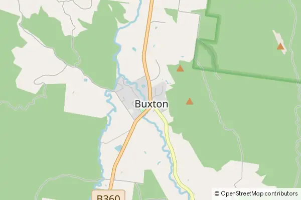 Mapa Buxton