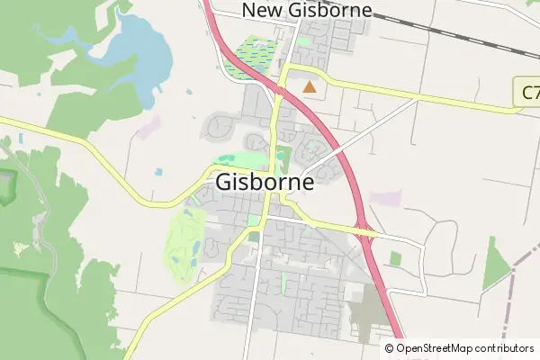 Mapa Gisborne