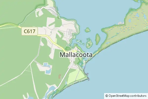 Mapa Mallacoota