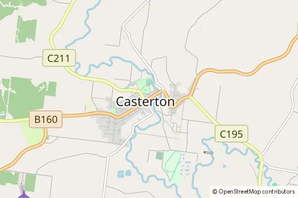 Mapa Casterton