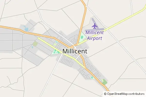 Mapa Millicent