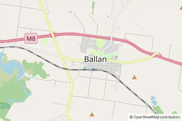 Mapa Ballan