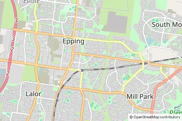 Mapa Epping