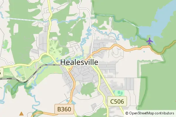 Mapa Healesville