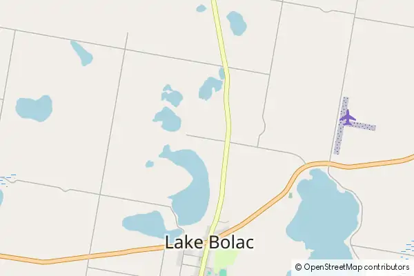 Mapa Lake Bolac