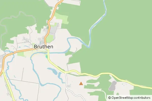 Mapa Bruthen