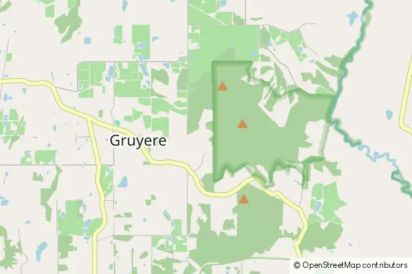 Mapa Gruyere