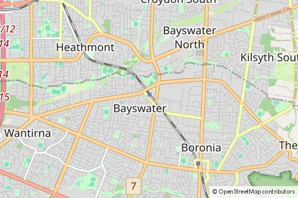 Mapa Bayswater