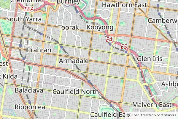 Mapa Stonnington