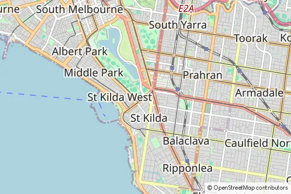 Mapa St Kilda