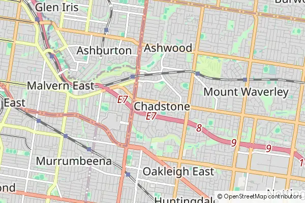 Mapa Chadstone