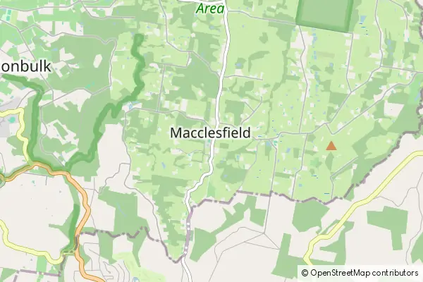 Mapa Macclesfield