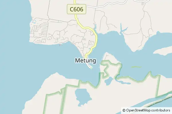 Mapa Metung