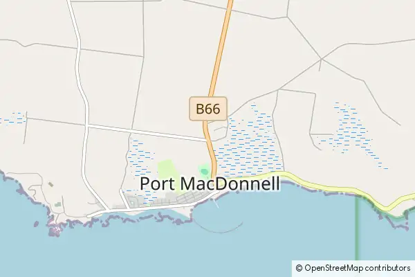 Mapa Port MacDonnell