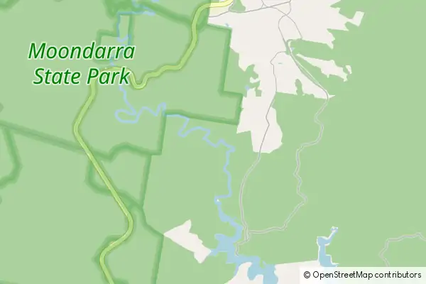 Mapa Moondarra