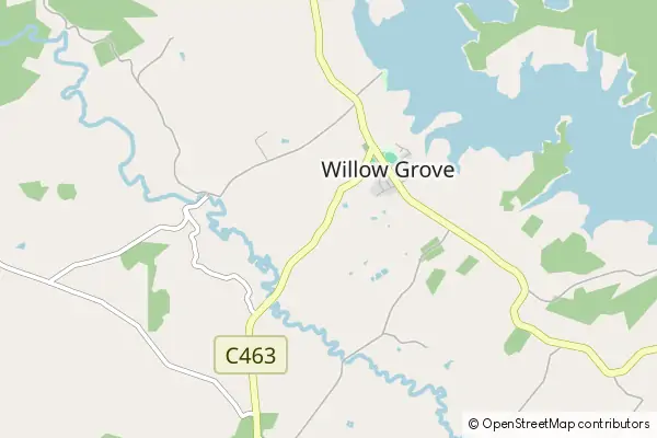 Mapa Willow Grove