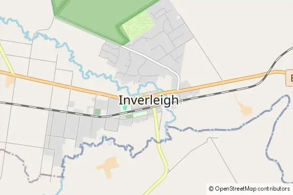 Mapa Inverleigh