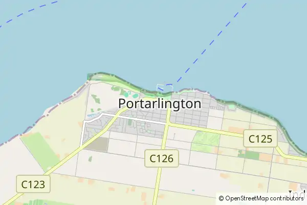 Mapa Portarlington