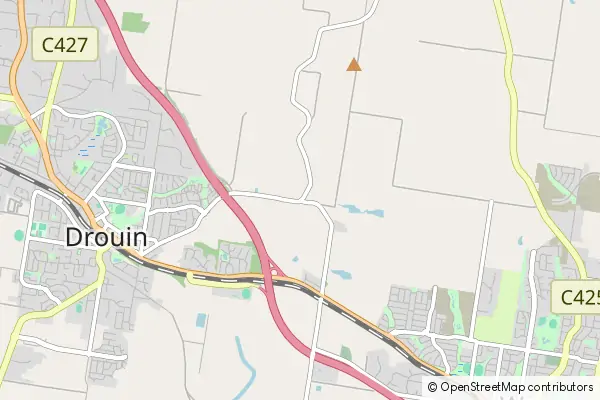 Mapa Drouin East