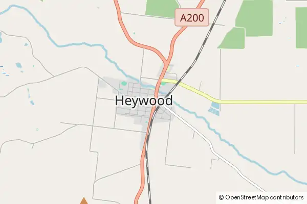 Mapa Heywood