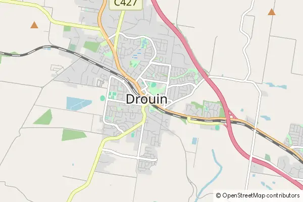 Mapa Drouin