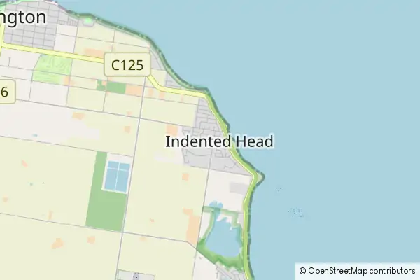 Mapa Indented Head