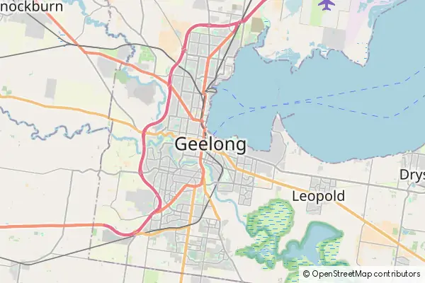 Mapa Geelong