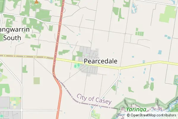 Mapa Pearcedale