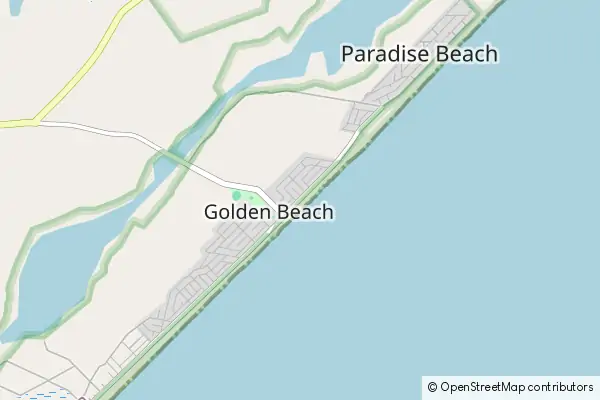 Mapa Golden Beach