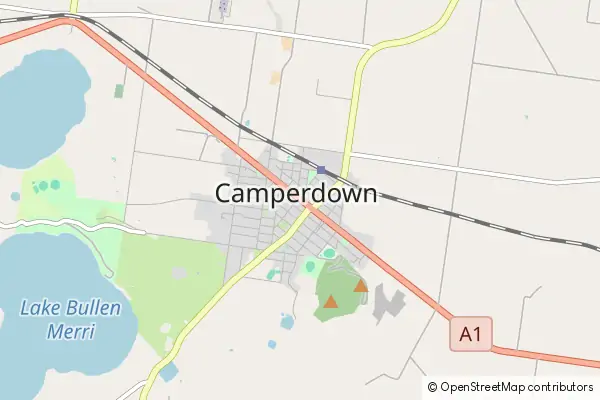 Mapa Camperdown