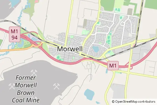 Mapa Morwell