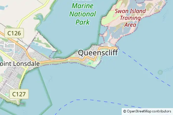 Mapa Queenscliff