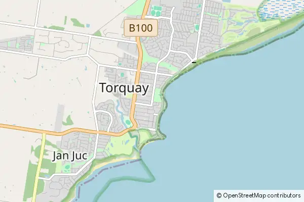 Mapa Torquay