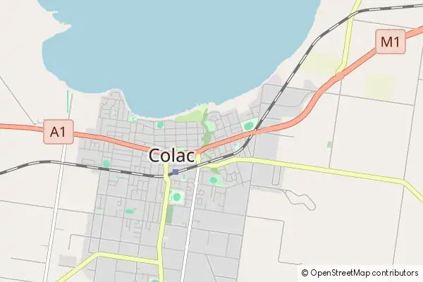 Mapa Colac