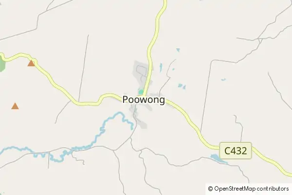 Mapa Poowong