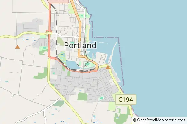 Mapa Portland