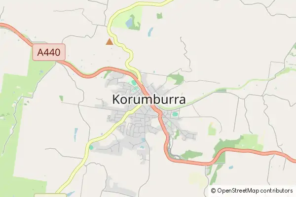 Mapa Korumburra