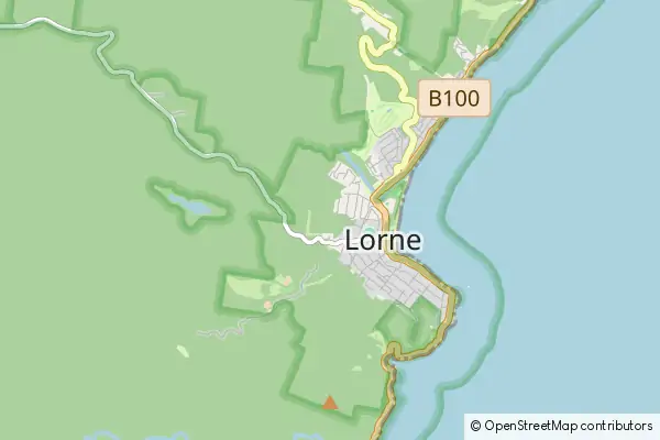 Mapa Lorne