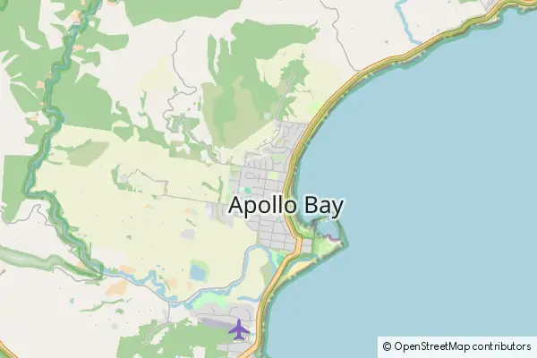 Mapa Apollo Bay