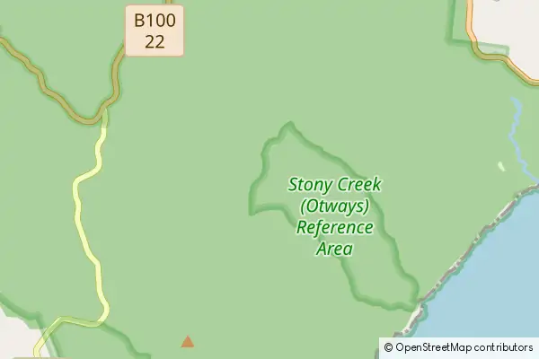 Mapa Park Narodowy Great Otway