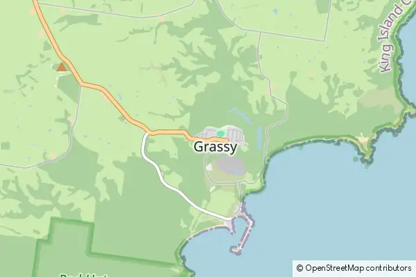 Mapa Grassy