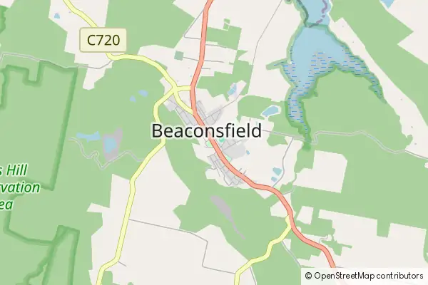 Mapa Beaconsfield