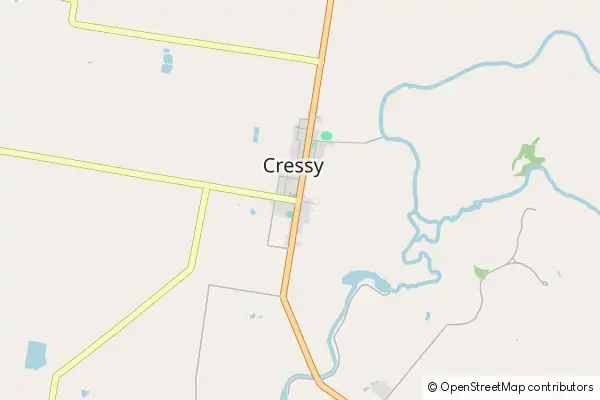 Mapa Cressy