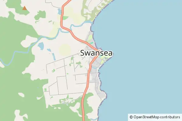 Mapa Swansea