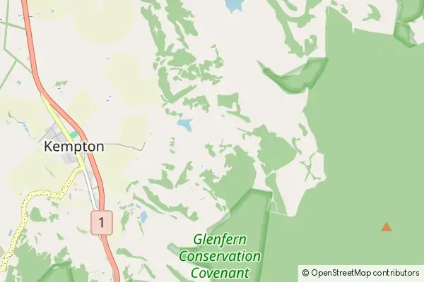 Mapa Kempton